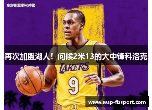再次加盟湖人！问候2米13的大中锋科洛克